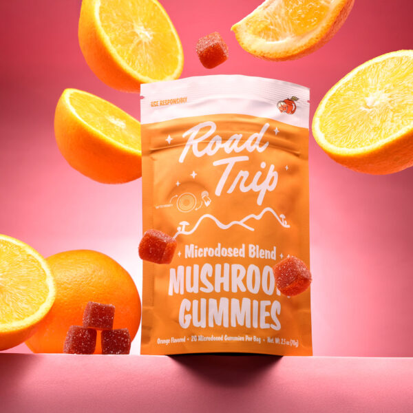 Microdosed Gummies + Functional Mushrooms - Orange